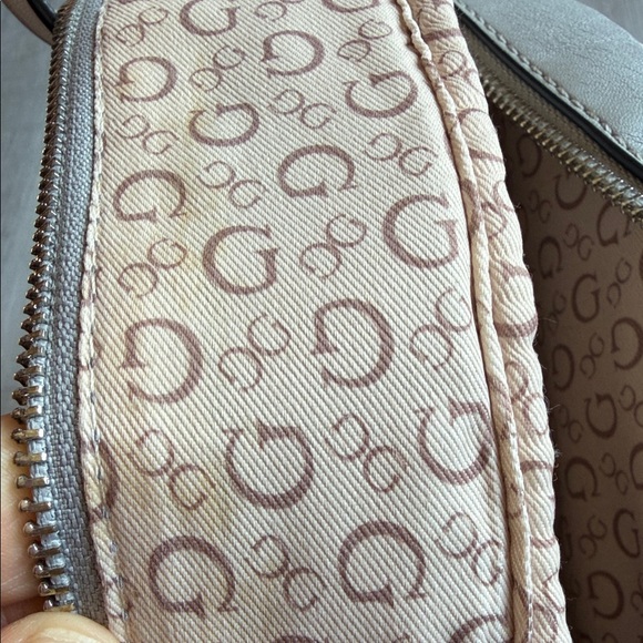 GUESS Cream Faux Leather Backpack - Picture 11 of 12